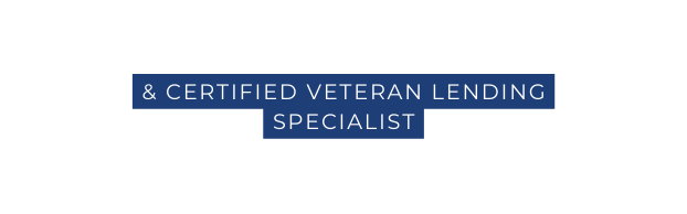 certified veteran lending specialist